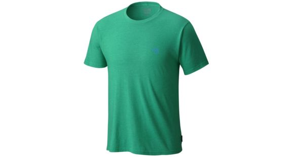 Mountain Hardwear Logo Graphic Short Sleeve T - Men's-Heather Plastic Fern-XX-Large