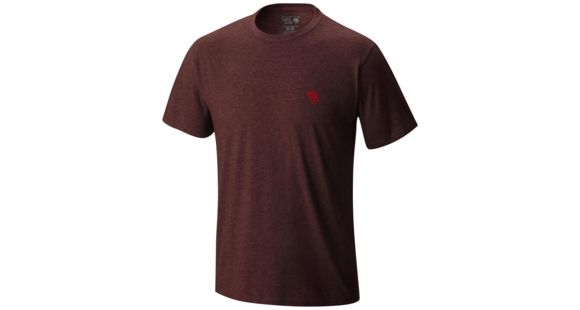 Mountain Hardwear Logo Graphic Short Sleeve T - Men's-Heather Redwood-Small