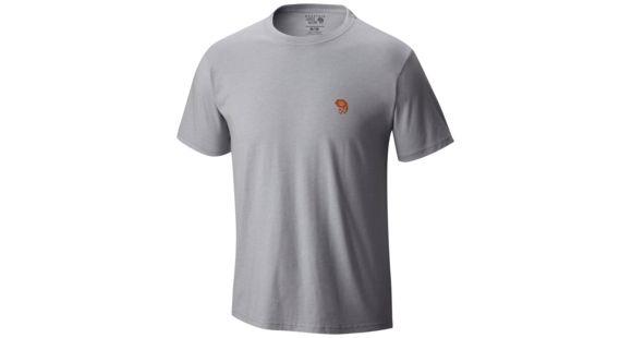 Mountain Hardwear Logo Graphic Short Sleeve T - Men's-Heather Steam-Small