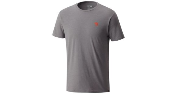 Mountain Hardwear Logo Graphic Short Sleeve T-Shirt - Men's, Heather Manta Grey, L, 1764091074-L