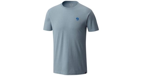 Mountain Hardwear Logo Graphic Short Sleeve T-Shirt - Men's, Heather Blue Granite, L, 1764091405-L