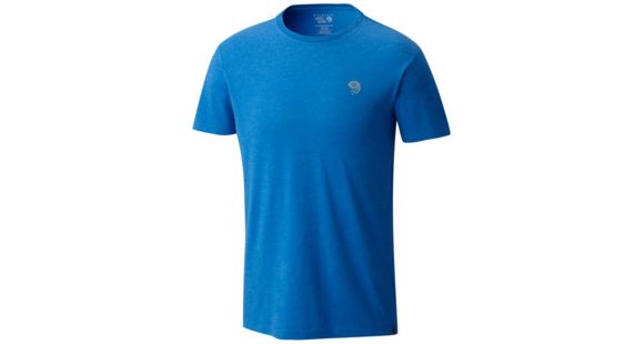 Mountain Hardwear Logo Graphic Short Sleeve T-Shirt - Men's, Heather Altitude Blue, XL, 1764091439-XL