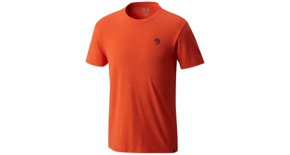 Mountain Hardwear Logo Graphic Short Sleeve T-Shirt - Men's, Heather State Orange, M, 1764091843-M