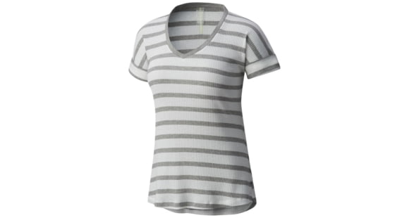 Mountain Hardwear Lookout Short Sleeve T-Shirt - Women's, Heather Fogbank, XS, 1764551103-XS