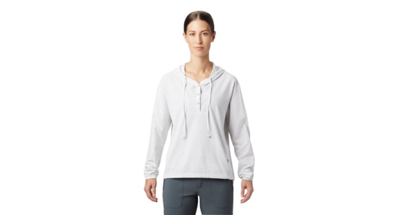 Mountain Hardwear Mallorca Stretch Long Sleeve Shirt - Women's, Steam, Small, 1829461088-S