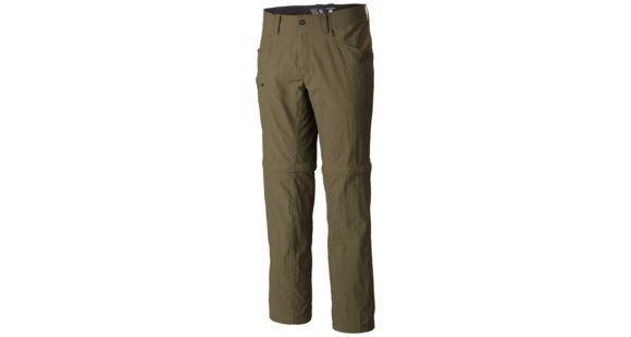 Mountain Hardwear Mesa Convertible Pant V.2 - Men's-Stone Green-Short Inseam-34 Waist