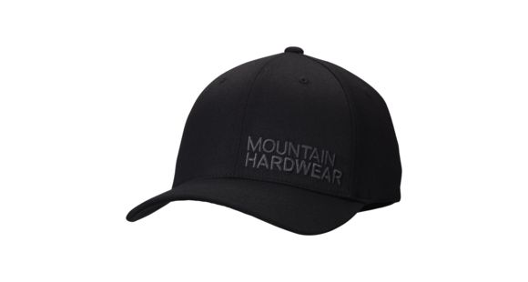 Mountain Hardwear MHW Logo 3.0 Cap - Men's-Black-S/M