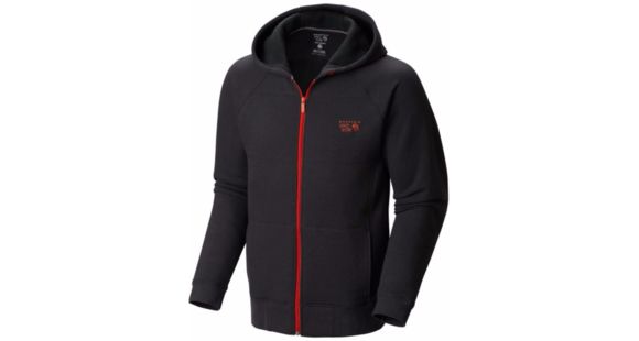 Mountain Hardwear MHW Logo Full Zip Hoody - Men's-Shark-XX-Large