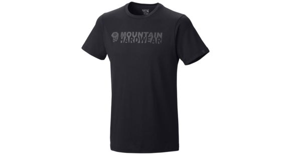 Mountain Hardwear MHW Logo II Short Sleeve T-Shirt - Men's-Black-Medium