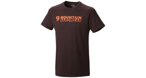 Mountain Hardwear MHW Logo II Short Sleeve T-Shirt - Men's-Cinder-X-Large