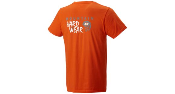 Mountain Hardwear MHW Logo Short Sleeve T - Men's-State Orange-X-Large