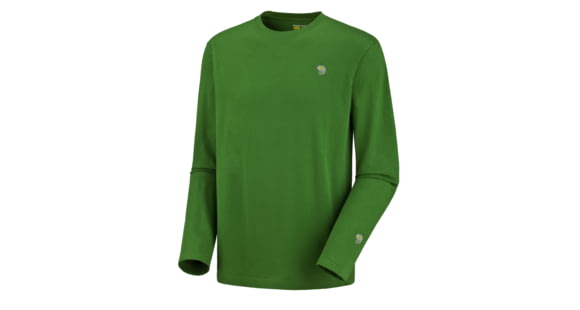 Mountain Hardwear MHW Logo Tee Long Sleeve - Men's-Jungle-Medium