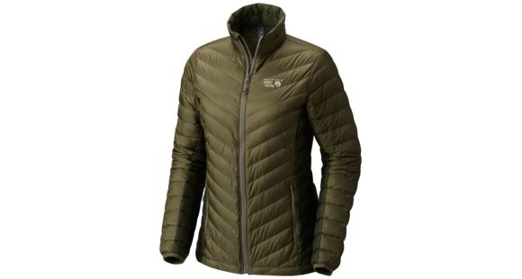 Mountain Hardwear Micro Ratio Down Jacket - Women's, Stone Green, Surplus Green, XL, 1677071397-XL