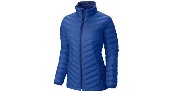 Mountain Hardwear Micro Ratio Down Jacket - Women's-Bright Island Blue-Large