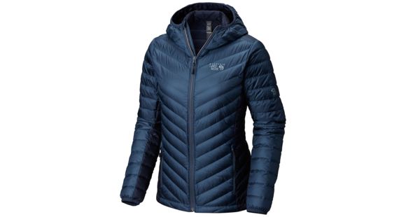 Mountain Hardwear Micro Ratio Hooded Down Jacket, Zinc, XS, 1677081492-XS