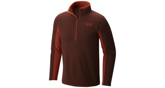 Mountain Hardwear Microchill 2.0 Zip T - Men's-Redwood-Large