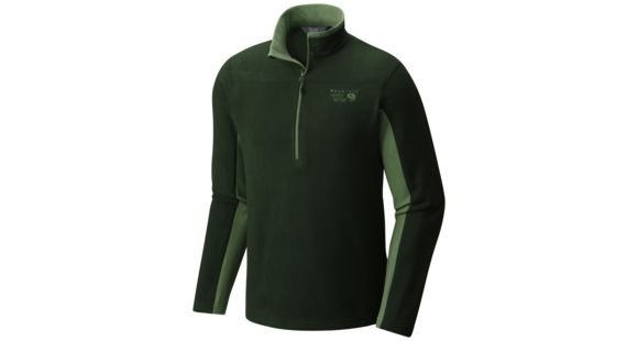 Mountain Hardwear Microchill 2.0 Zip T - Men's-Refined Pine-Large