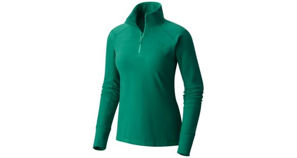 Mountain Hardwear Microchill 2.0 Zip T - Women's-Green Mile-Large