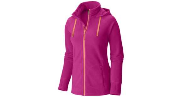 Mountain Hardwear MicroChill Full-Zip Hoody - Women's-Haute Pink-Small