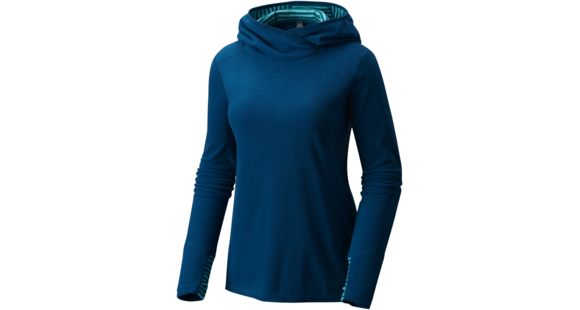 Mountain Hardwear Microchill Lite Pullover Hoody - Women's-Dark River-Small