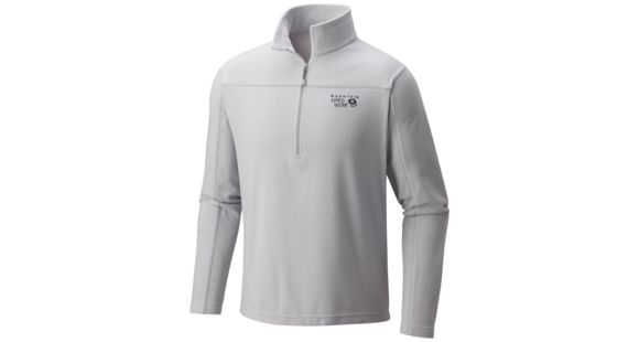 Mountain Hardwear MicroChill Lite Zip T- Men's, Grey Ice, S, 1583341064-S