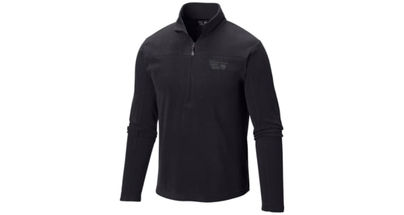 Mountain Hardwear MicroChill Lite Zip T- Men's, Black, M, 1583341090-M