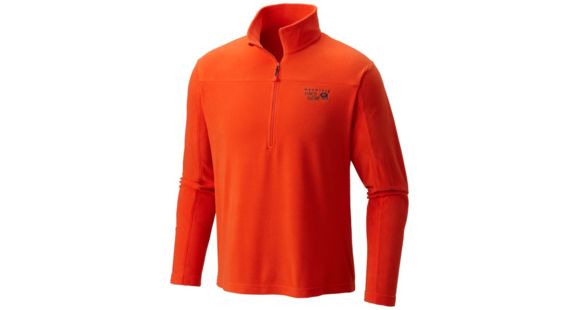 Mountain Hardwear MicroChill Lite Zip T- Men's, State Orange, S, 1583341843-S