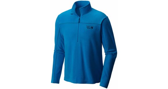 Mountain Hardwear Microchill Lite Zip T - Men's-Dark Compass-Medium