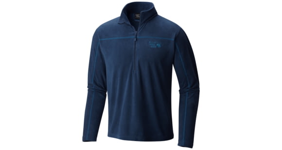 Mountain Hardwear Microchill Lite Zip T - Men's-Hardwear Navy-Small