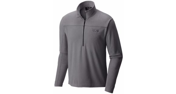 Mountain Hardwear Microchill Lite Zip T - Men's-Manta Grey-X-Large