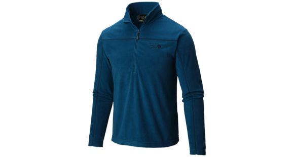 Mountain Hardwear Microchill Lite Zip T - Men's-Phoenix Blue-Small