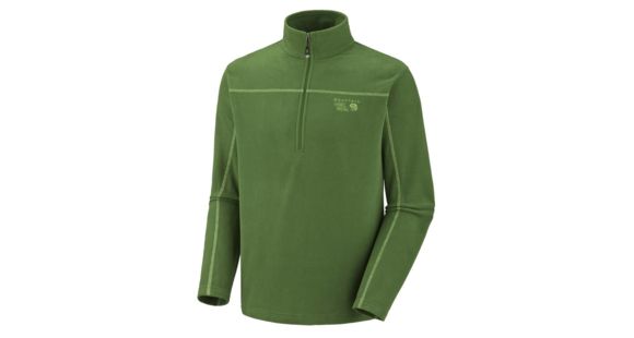 Mountain Hardwear MicroChill Zip LS Clearance - Men's-Jungle-Medium