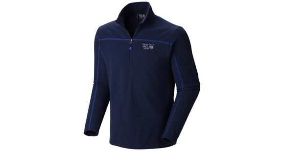 Mountain Hardwear Microchill Zip T (Clearance) - Men's-Collegiate Navy-Medium