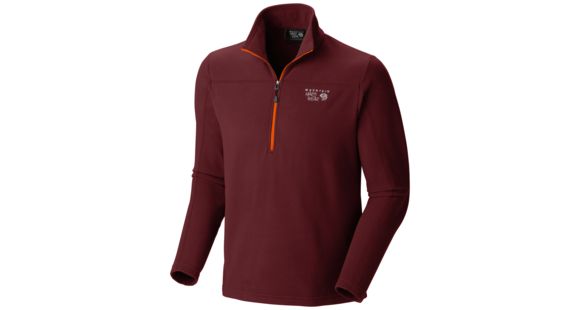 Mountain Hardwear Microchill Zip T (Clearance) - Men's-Shiraz-XX-Large