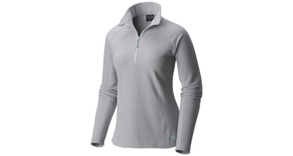 Mountain Hardwear MicroChill Zip T Long Sleeve  (Clearance) - Women's-X-Small-Steam