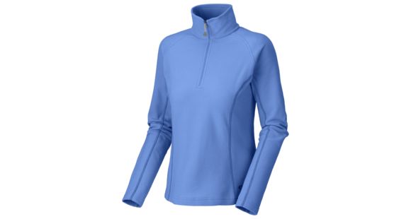 Mountain Hardwear MicroChill Zip T Long Sleeve - Women's-Bluestreak-Small
