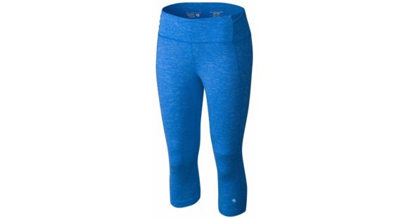 Mountain Hardwear Mighty Activa Capri - Women's-Bright Island Blue-Regular Inseam-Small
