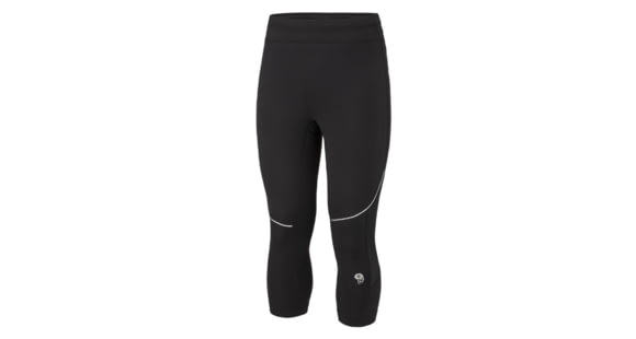 Mountain Hardwear Mighty Power 3/4 Tight - Men's-Black-X-Large