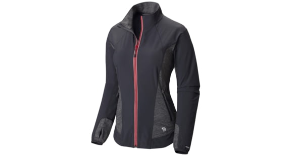 Mountain Hardwear Mighty Power Hybrid Jacket - Women's-Graphite/Graphite Heather-Large
