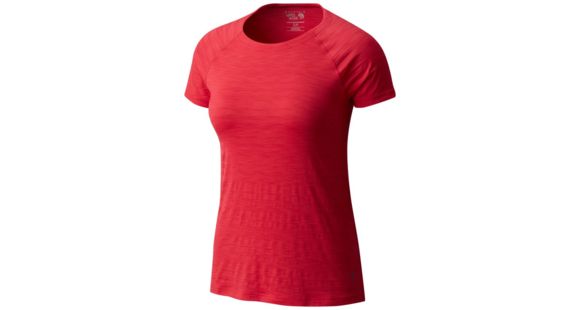 Mountain Hardwear Mighty Stripe Short Sleeve T-Shirt - Women's, Mountain Berry, S, 1708341672-S