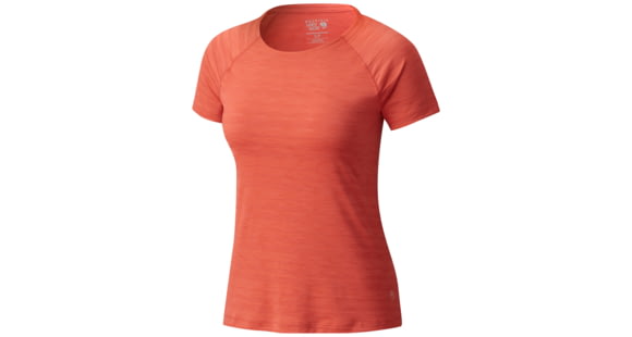 Mountain Hardwear Mighty Stripe Short Sleeve T - Women's-Crab Legs-Medium