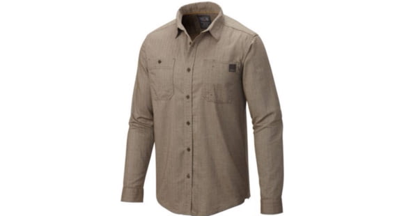 Mountain Hardwear Mittleman Long Sleeve Shirt - Men's-Peatmoss-Large