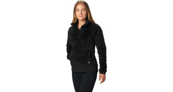 Mountain Hardwear Monkey Fleece Pullover - Women's, Black, Large, 1824781099-L