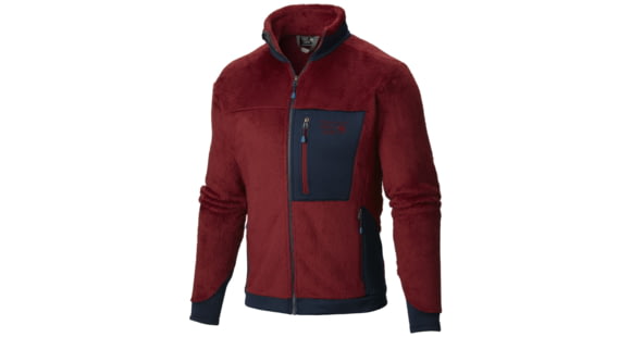 Mountain Hardwear Monkey Man 200 Jacket - Men's-Smolder Red/Hardwear Navy-X-Large