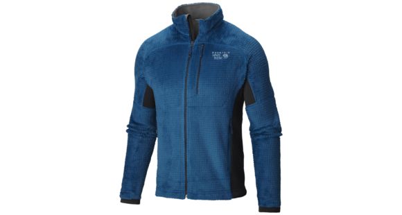 Mountain Hardwear Monkey Man Grid II Jacket - Men's-Phoenix Blue/Shark-Medium
