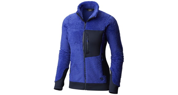 Mountain Hardwear Monkey Woman Fleece Jacket, Blue Print, M, 1824771516-M