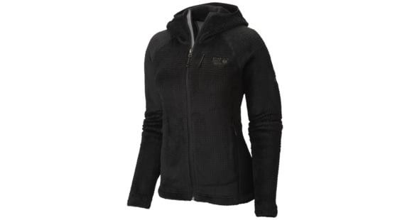 Mountain Hardwear Monkey Woman Grid II Hooded Jacket - Women's-Black-Medium
