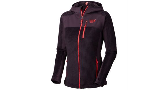 Mountain Hardwear Monkey Woman Grid Jacket - Women's-Dark Plum-Large