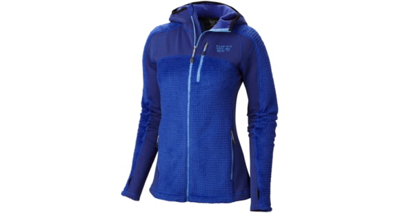 Mountain Hardwear Monkey Woman Grid Jacket - Women's-Nectar Blue-Small