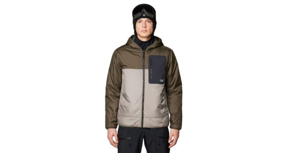 Mountain Hardwear Apres Pro Insulated Hooded Jacket - Men's, 262, L, 2131801-262-L